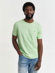 GANT Erkek Yeşil Regular Fit Bisiklet Yaka T-Shirt