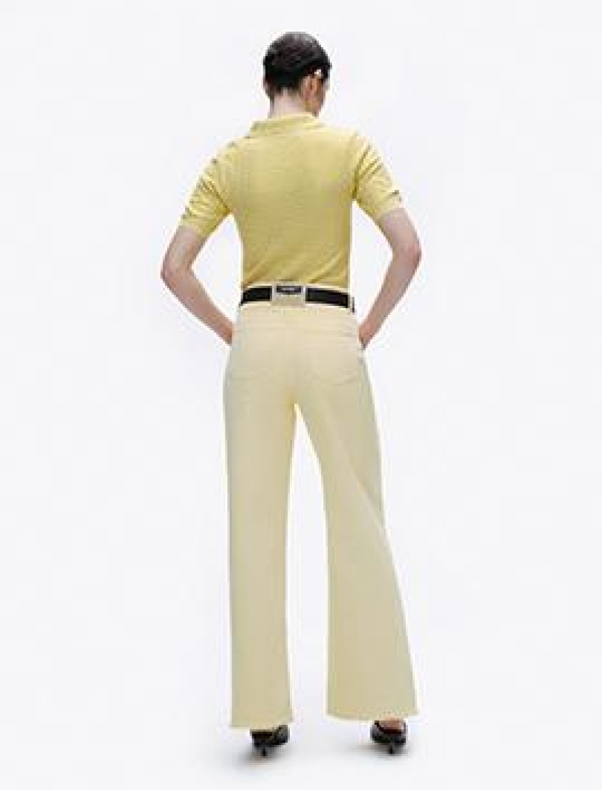 Yüksek Bel Kemerli Jean Pantolon Yüksek Bel Kemerli Jean Pantolon