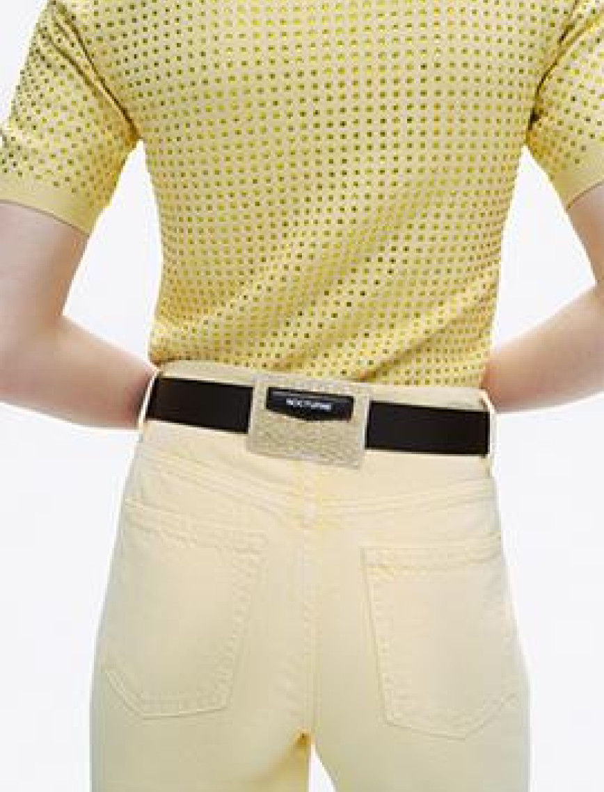 Yüksek Bel Kemerli Jean Pantolon Yüksek Bel Kemerli Jean Pantolon