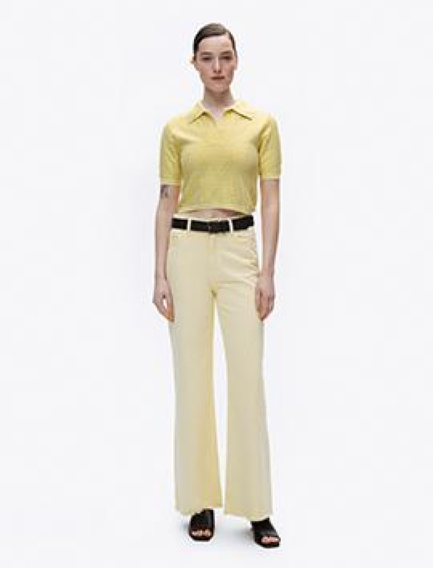 Yüksek Bel Kemerli Jean Pantolon Yüksek Bel Kemerli Jean Pantolon