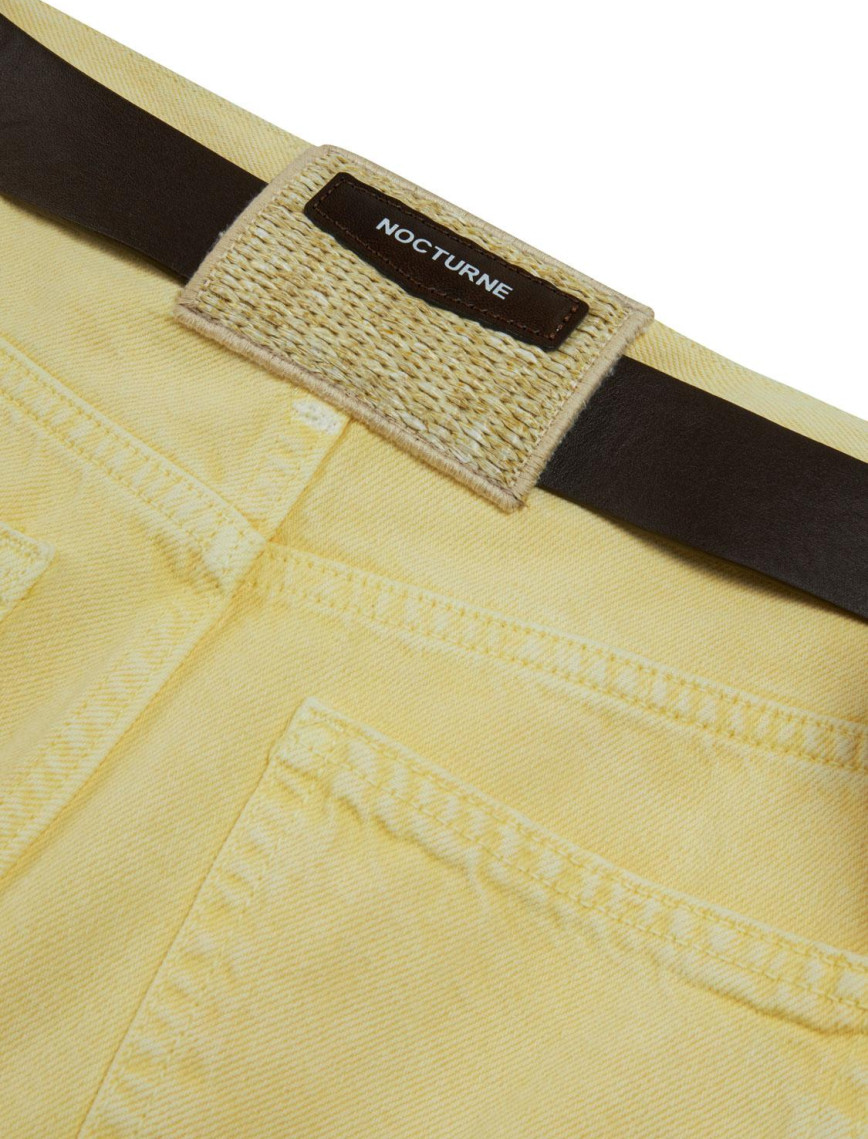 Yüksek Bel Kemerli Jean Pantolon Yüksek Bel Kemerli Jean Pantolon