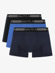 Nautica Erkek Mavi Standart Fit 3'lü Boxer Nautica Erkek Mavi Standart Fit 3'lü Boxer