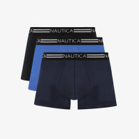 Nautica Erkek Mavi Standart Fit 3'lü Boxer Nautica Erkek Mavi Standart Fit 3'lü Boxer