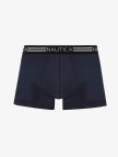 Nautica Erkek Mavi Standart Fit 3'lü Boxer Nautica Erkek Mavi Standart Fit 3'lü Boxer