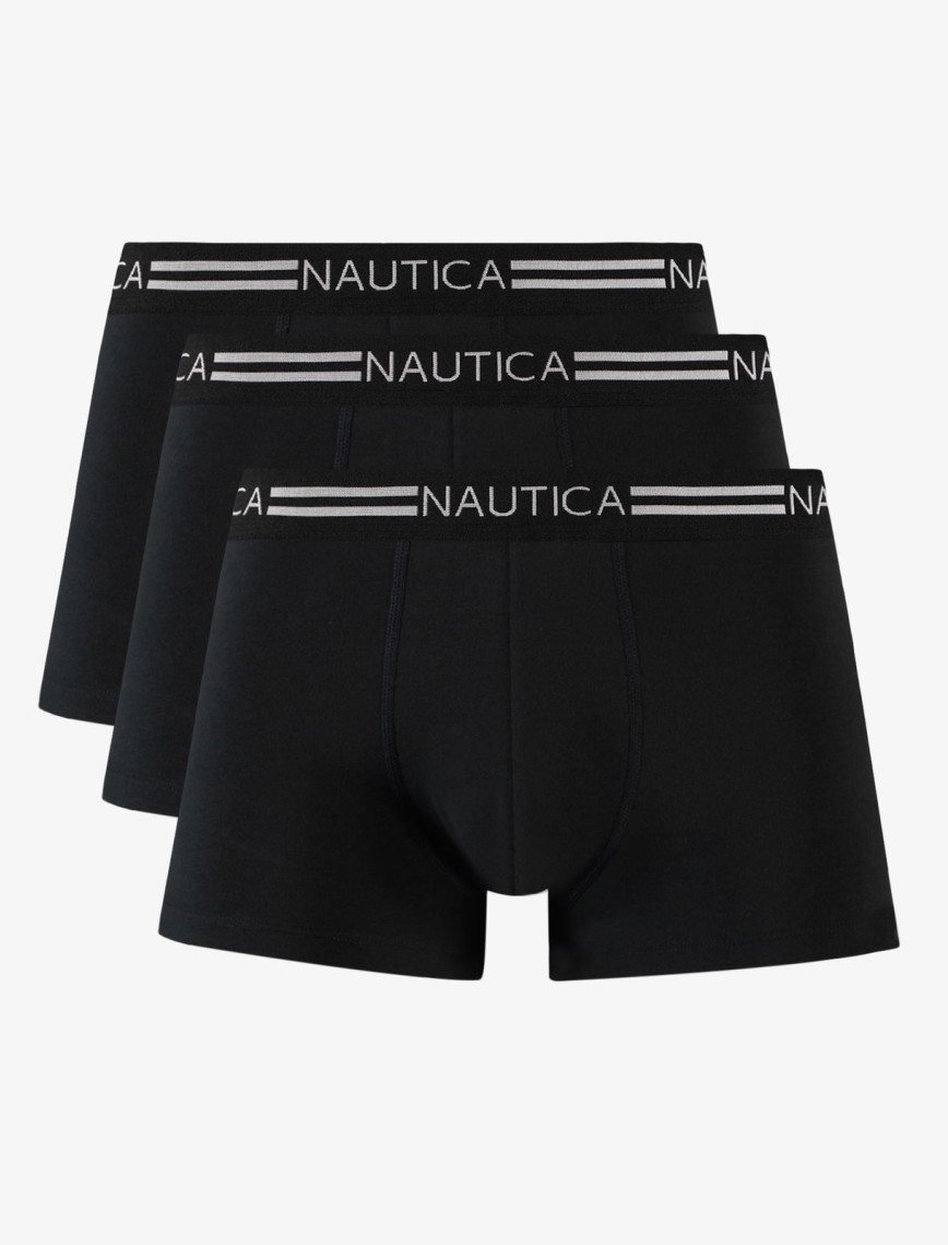 Nautica Erkek Mavi Standart Fit 3'lü Boxer Nautica Erkek Mavi Standart Fit 3'lü Boxer
