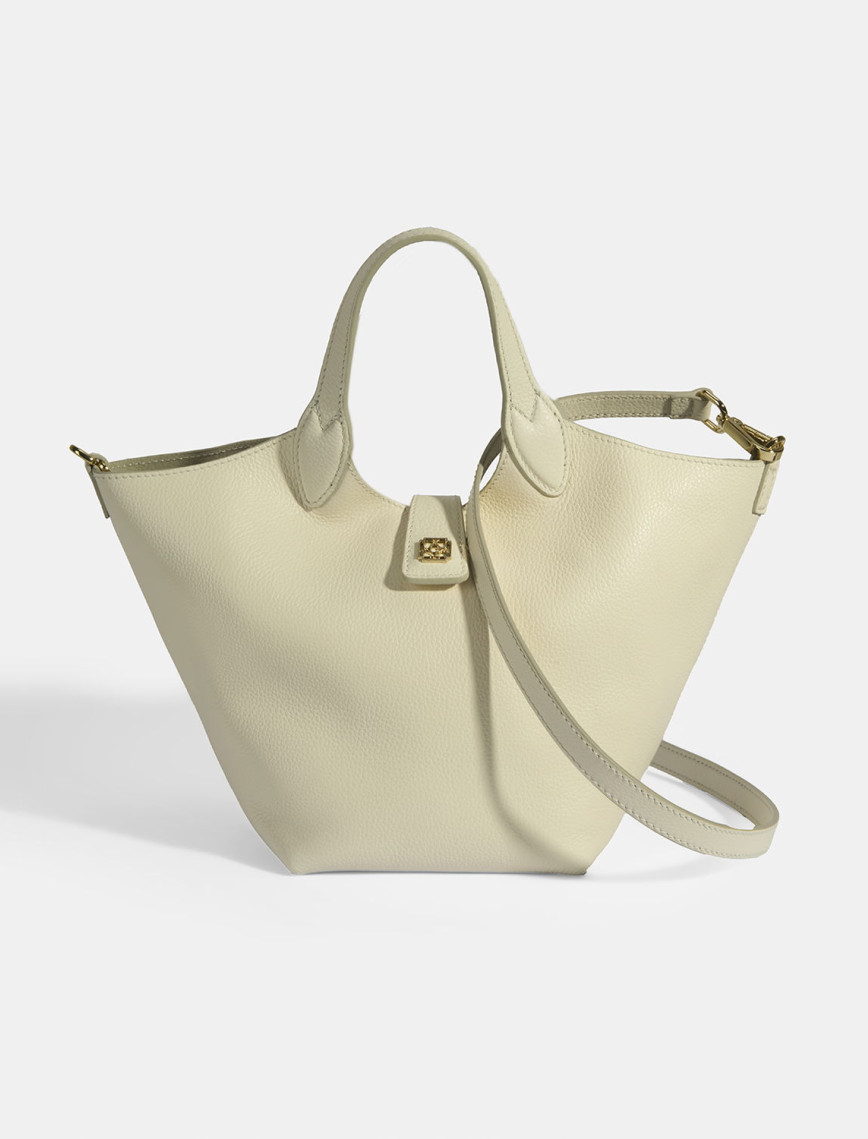 Kadın Beyaz Deri Omuz Çantası Kadın Beyaz Deri Omuz Çantası