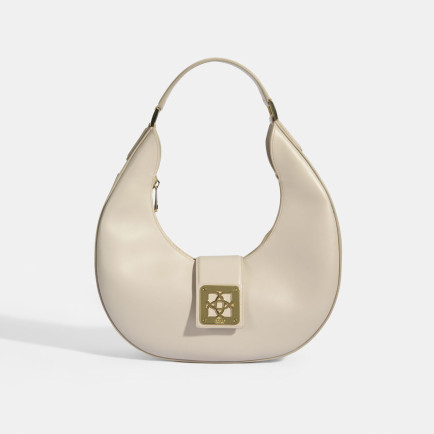 Kadın Açık Vizon Deri Omuz Çantası