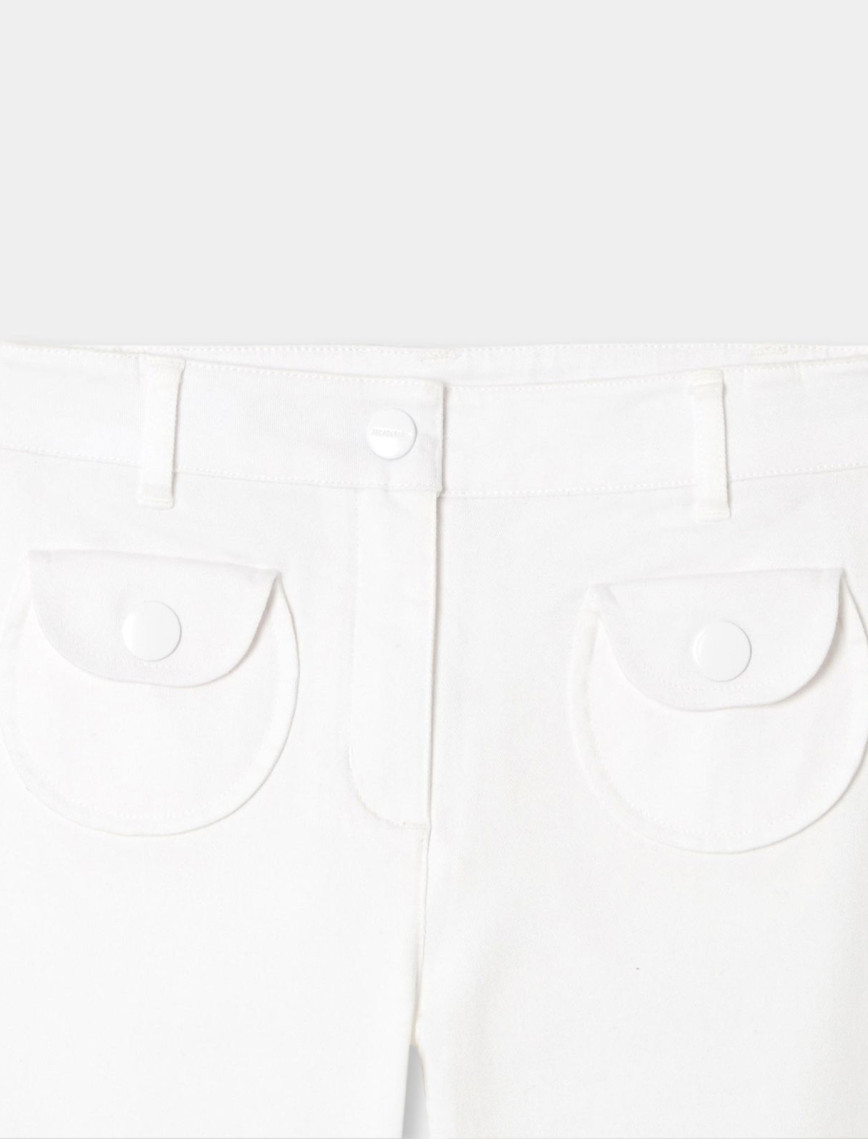 Jacadi Paris Kız Çocuk Yama Cepli Geniş Paça Pantolon Jacadi Paris Kız Çocuk Yama Cepli Geniş Paça Pantolon