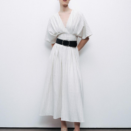 Kemerli Midi Elbise Kemerli Midi Elbise