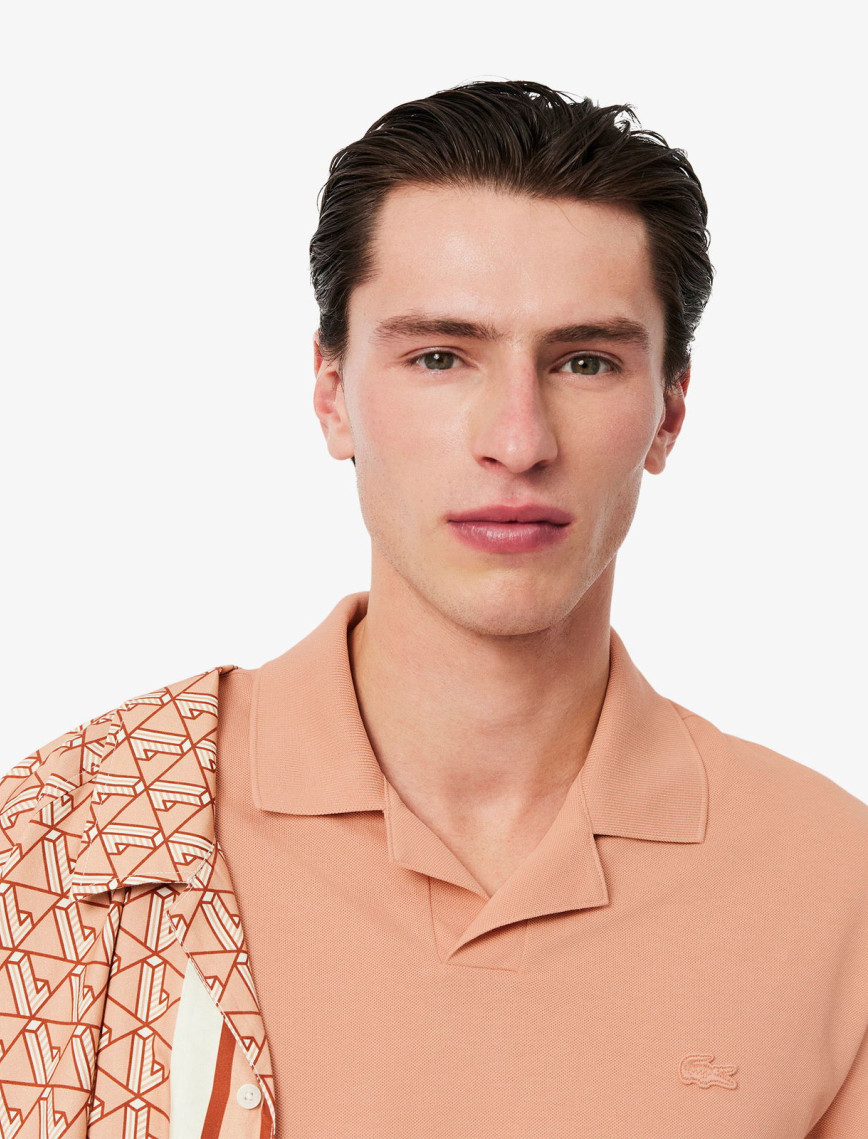 Lacoste Paris Erkek Classic Fit Bej Polo Lacoste Paris Erkek Classic Fit Bej Polo