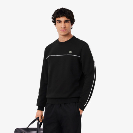 Lacoste Erkek Classic Fit Siyah Sweatshirt Lacoste Erkek Classic Fit Siyah Sweatshirt