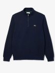 Lacoste Erkek Classic Fit Yarım Fermuarlı Lacivert Sweatshirt