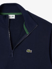 Lacoste Erkek Classic Fit Yarım Fermuarlı Lacivert Sweatshirt