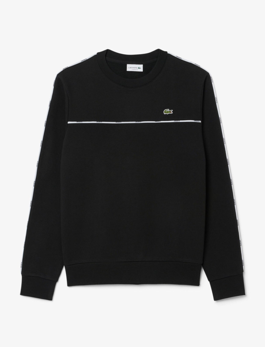 Lacoste Erkek Classic Fit Siyah Sweatshirt Lacoste Erkek Classic Fit Siyah Sweatshirt