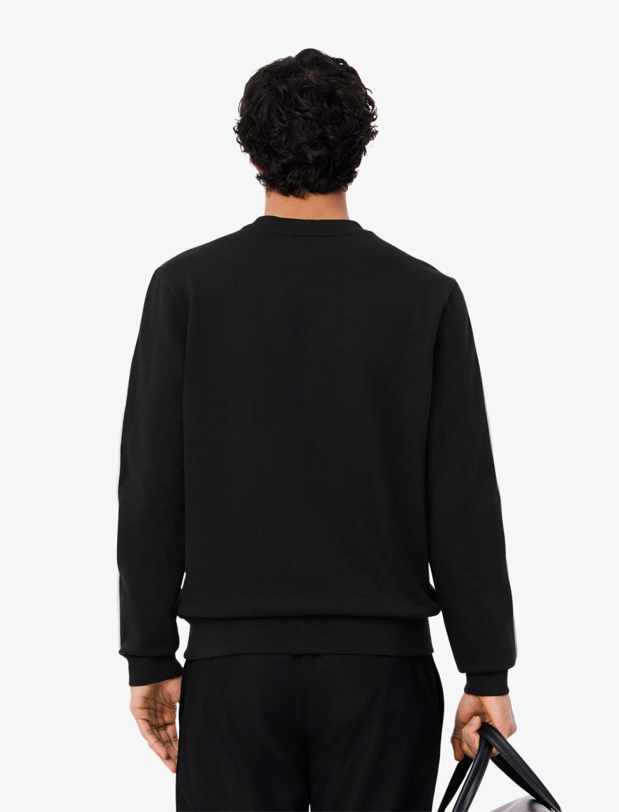 Lacoste Erkek Classic Fit Siyah Sweatshirt Lacoste Erkek Classic Fit Siyah Sweatshirt