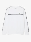 Lacoste Erkek Classic Fit Beyaz Sweatshirt Lacoste Erkek Classic Fit Beyaz Sweatshirt