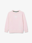 Lacoste Çocuk Bisiklet Yaka Açık Pembe Sweatshirt Lacoste Çocuk Bisiklet Yaka Açık Pembe Sweatshirt