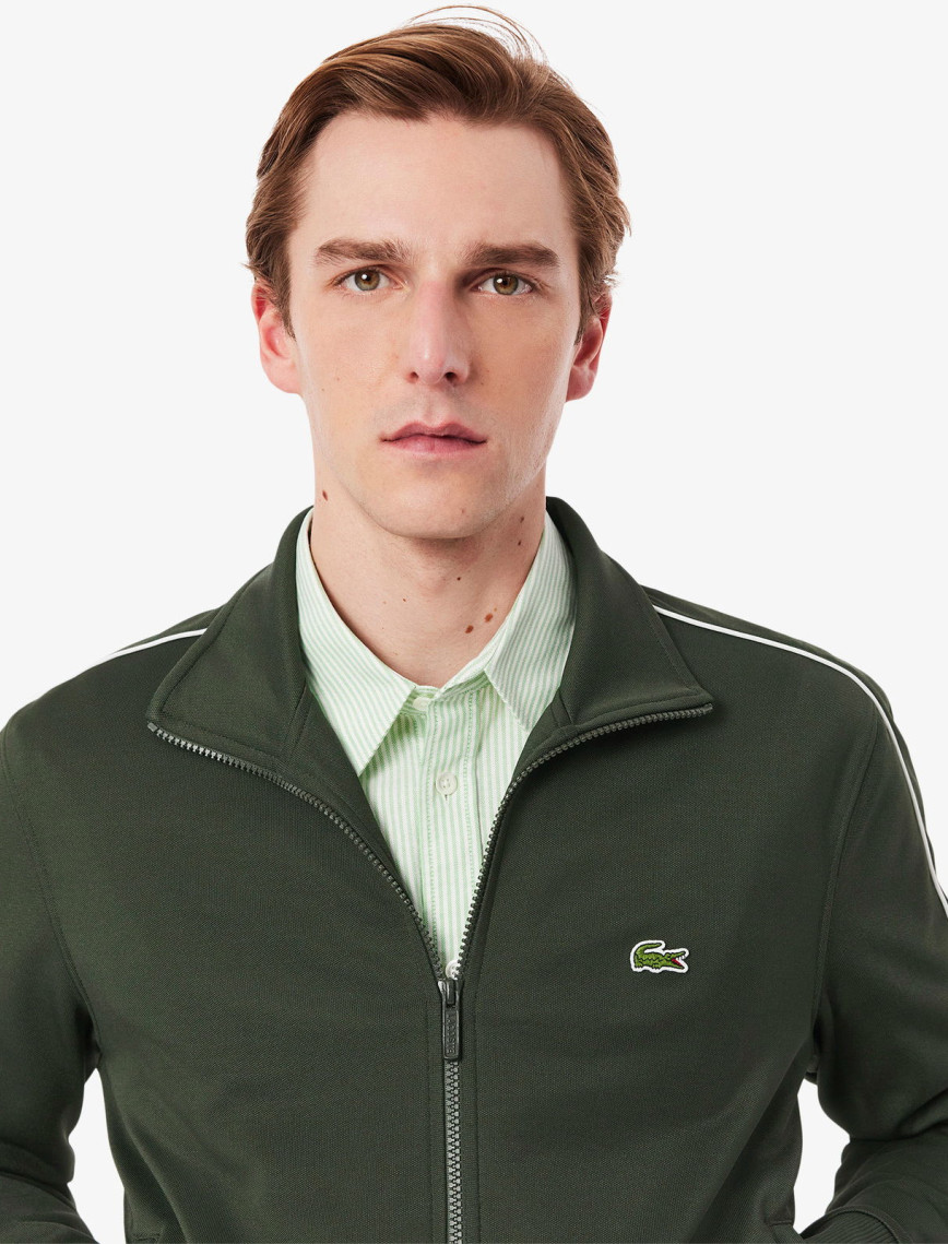 Lacoste Erkek Regular Fit Fermuarlı Koyu Yeşil Sweatshirt Lacoste Erkek Regular Fit Fermuarlı Koyu Yeşil Sweatshirt