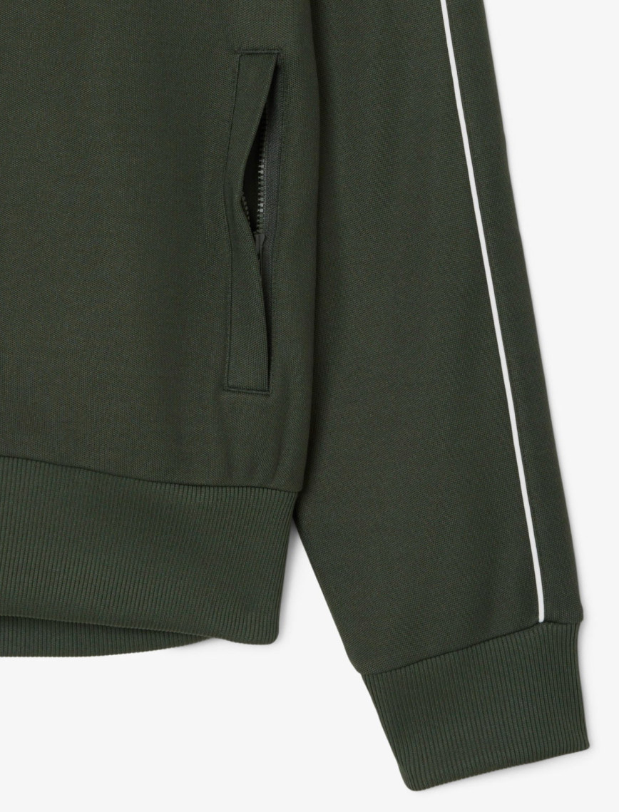 Lacoste Erkek Regular Fit Fermuarlı Koyu Yeşil Sweatshirt Lacoste Erkek Regular Fit Fermuarlı Koyu Yeşil Sweatshirt