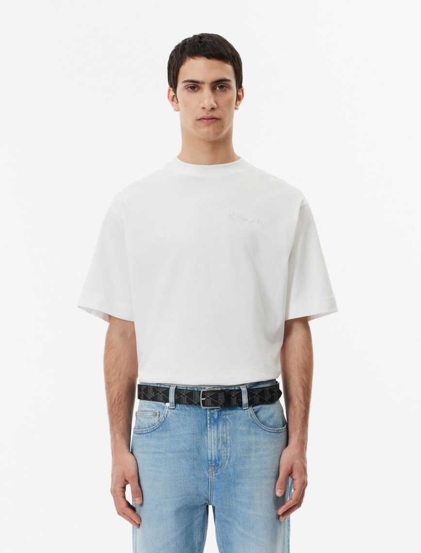 Lacoste The Blend Erkek Monogram Siyah Kemer Lacoste The Blend Erkek Monogram Siyah Kemer