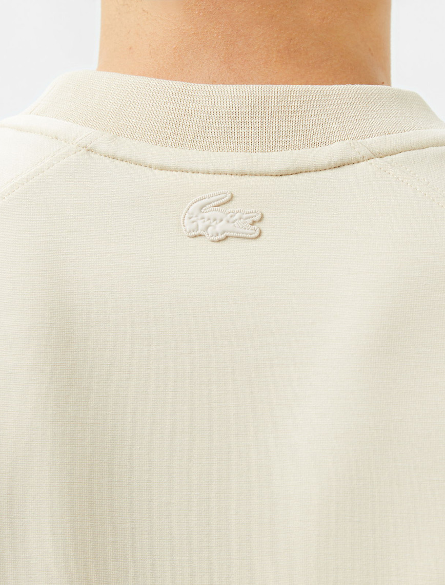 Lacoste Erkek Oversize Fit Bisiklet Yaka Bej T-Shirt Lacoste Erkek Oversize Fit Bisiklet Yaka Bej T-Shirt