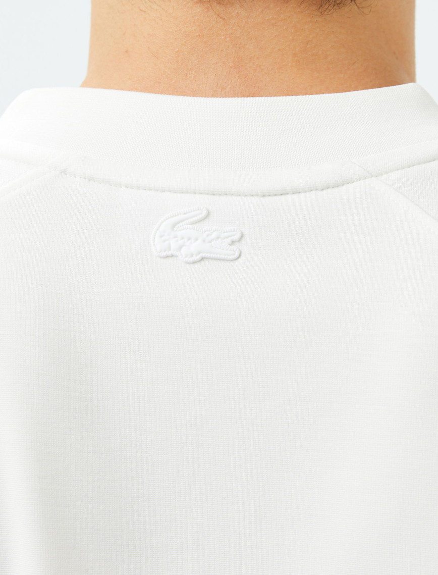 Lacoste Erkek Oversize Fit Bisiklet Yaka Beyaz T-Shirt Lacoste Erkek Oversize Fit Bisiklet Yaka Beyaz T-Shirt