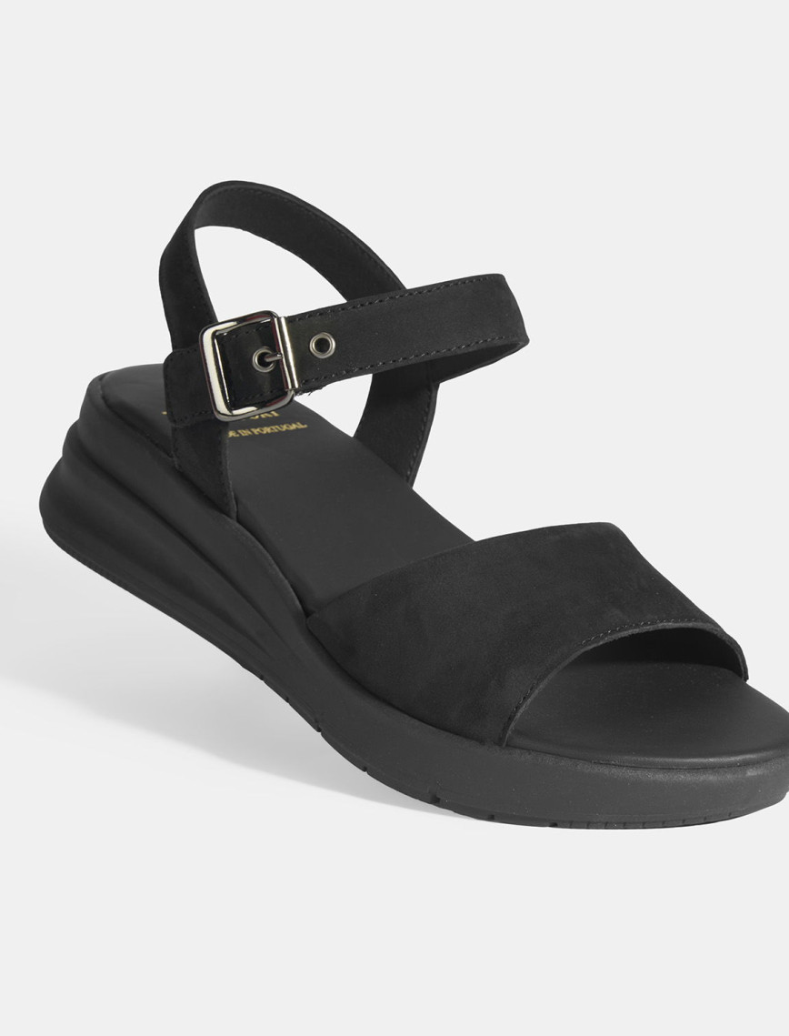 Selinna Siyah Kadın DesaComfort Deri Sandalet Selinna Siyah Kadın DesaComfort Deri Sandalet