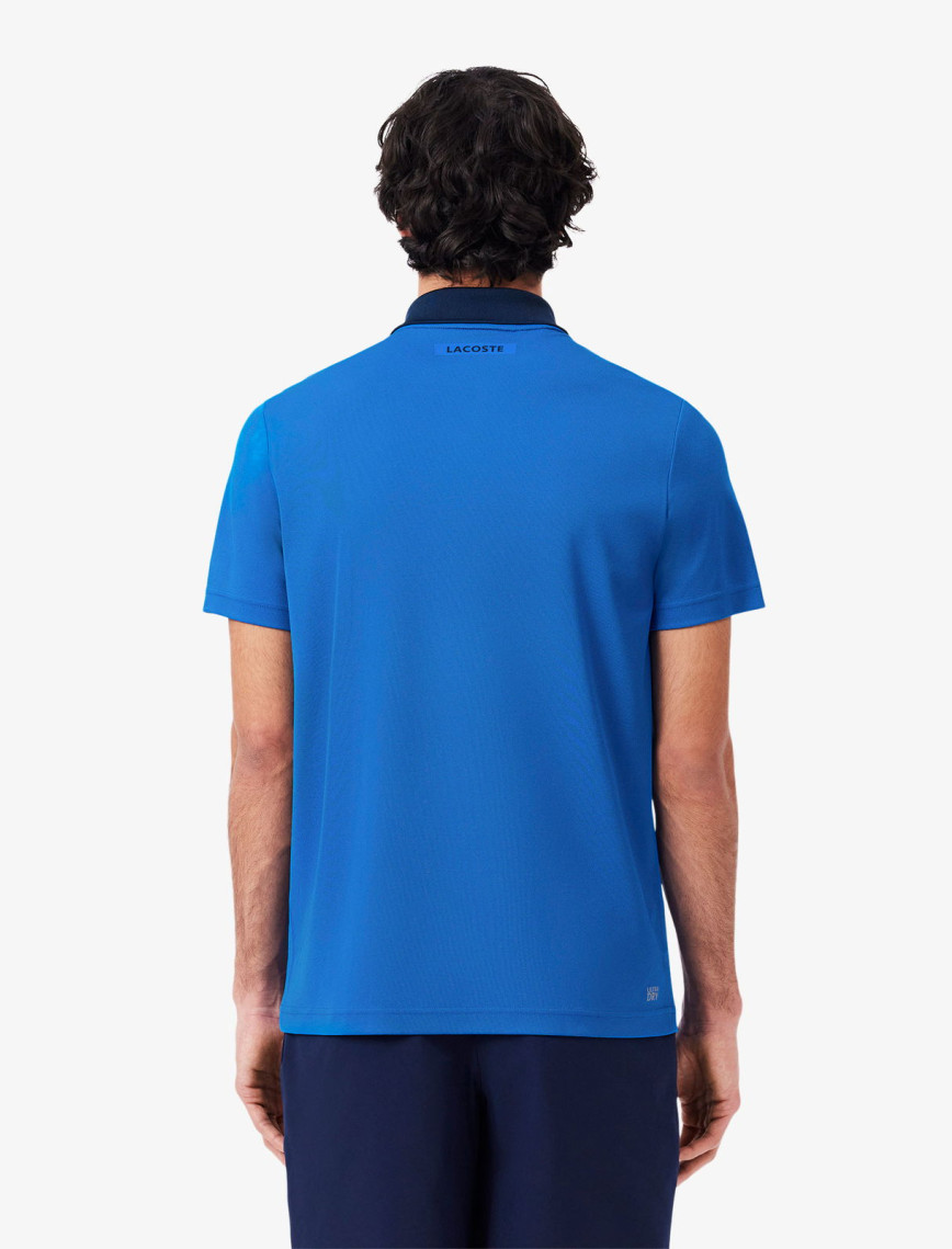 Lacoste SPORT X Novak Djokovic Erkek Regular Fit Baskılı Lacivert Polo Lacoste SPORT X Novak Djokovic Erkek Regular Fit Baskılı Lacivert Polo