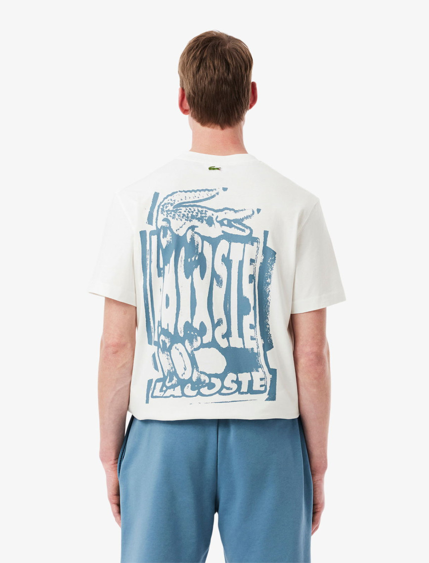 Lacoste Classic Fit Erkek Bej T-Shirt Lacoste Classic Fit Erkek Bej T-Shirt