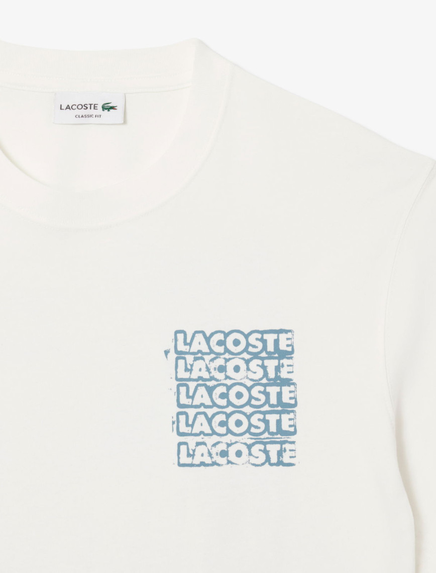 Lacoste Classic Fit Erkek Bej T-Shirt Lacoste Classic Fit Erkek Bej T-Shirt