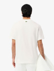 Lacoste Erkek Classic Fit Bisiklet Yaka Baskılı Beyaz T-Shirt Lacoste Erkek Classic Fit Bisiklet Yaka Baskılı Beyaz T-Shirt