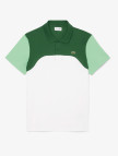 Lacoste Erkek Regular Fit Renk Bloklu Beyaz Polo Lacoste Erkek Regular Fit Renk Bloklu Beyaz Polo
