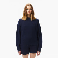 Lacoste Kadın Bisiklet Yaka Lacivert Triko Lacoste Kadın Bisiklet Yaka Lacivert Triko