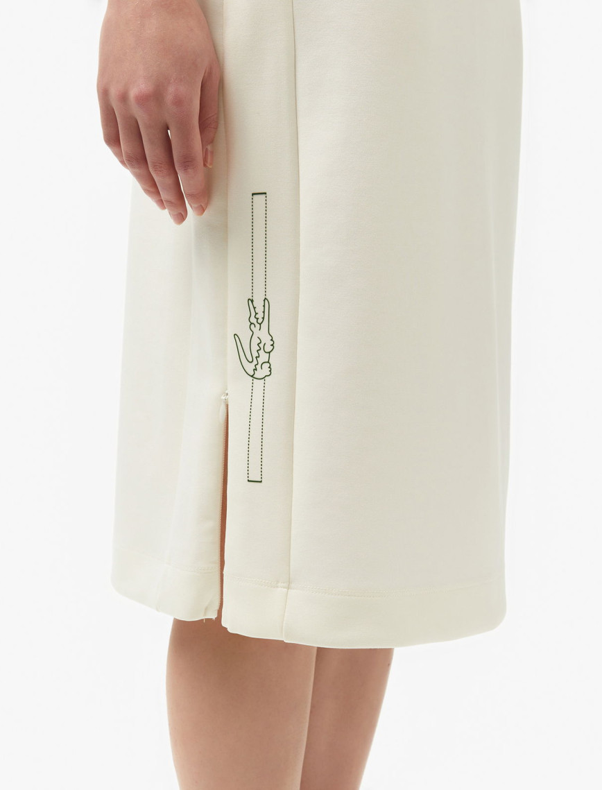 Lacoste Kadın Straight Fit Beyaz Etek Lacoste Kadın Straight Fit Beyaz Etek