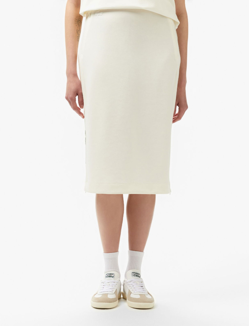 Lacoste Kadın Straight Fit Beyaz Etek Lacoste Kadın Straight Fit Beyaz Etek