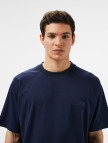 Lacoste Erkek Oversize Fit Bisiklet Yaka Lacivert T-Shirt Lacoste Erkek Oversize Fit Bisiklet Yaka Lacivert T-Shirt