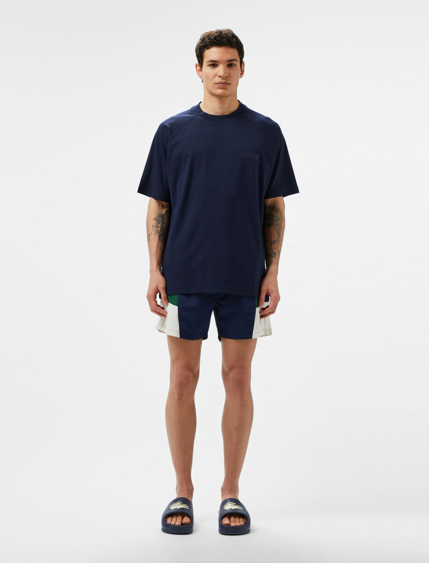 Lacoste Erkek Oversize Fit Bisiklet Yaka Lacivert T-Shirt Lacoste Erkek Oversize Fit Bisiklet Yaka Lacivert T-Shirt