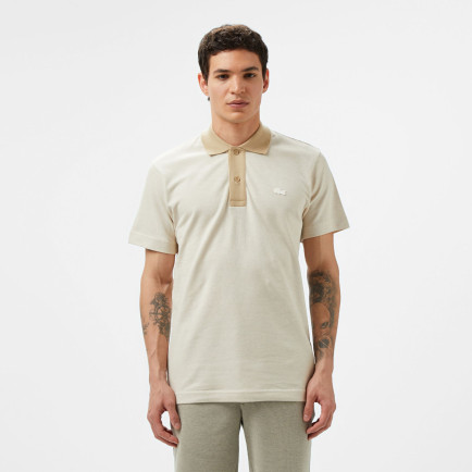 Lacoste Erkek Oversize Fit Beyaz Polo Lacoste Erkek Oversize Fit Beyaz Polo