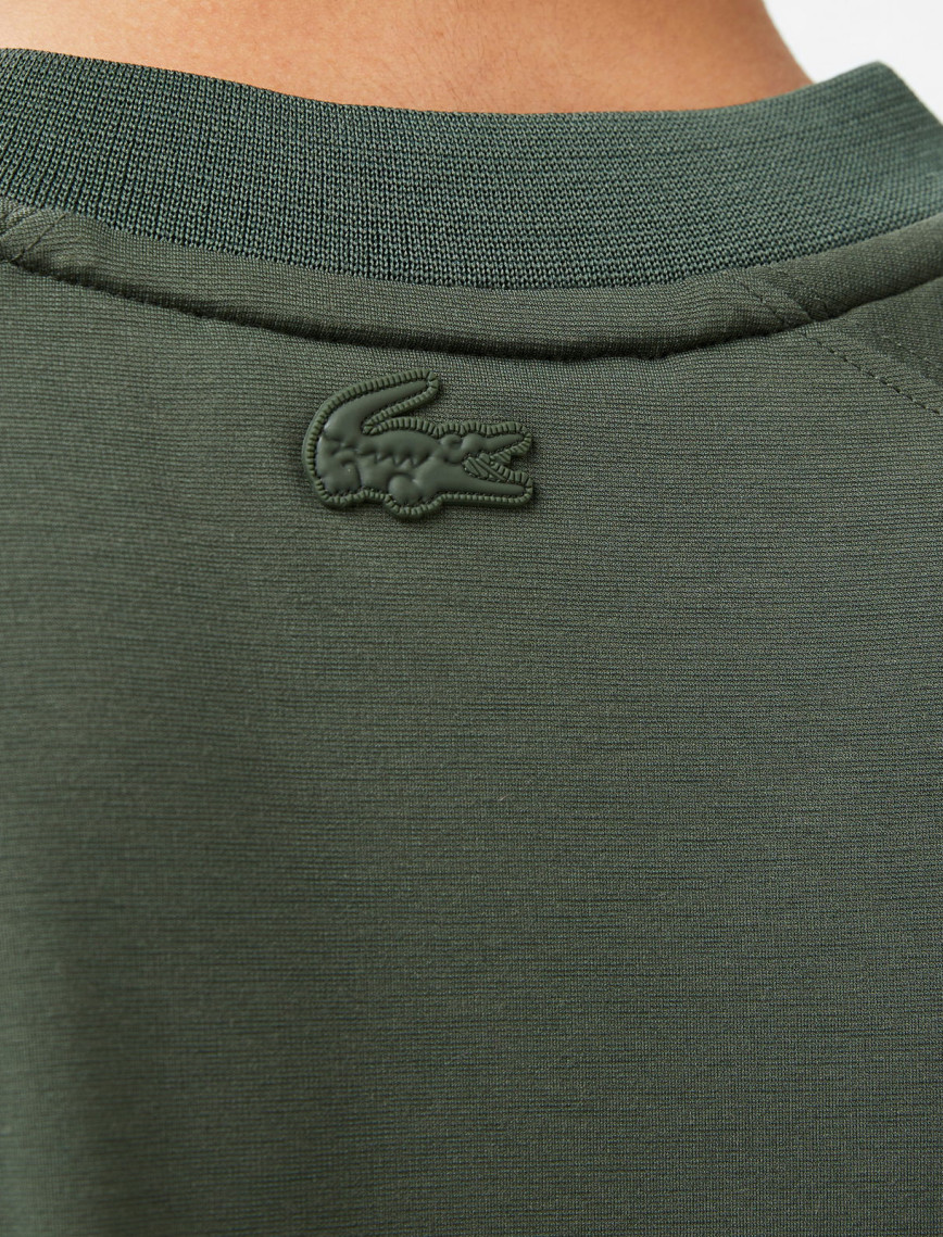 Lacoste Erkek Oversize Fit Bisiklet Yaka Koyu Yeşil T-Shirt Lacoste Erkek Oversize Fit Bisiklet Yaka Koyu Yeşil T-Shirt