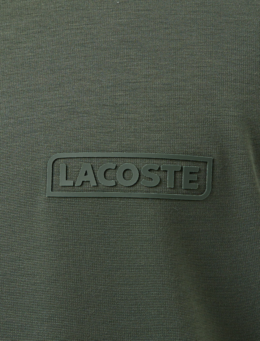 Lacoste Erkek Oversize Fit Bisiklet Yaka Koyu Yeşil T-Shirt Lacoste Erkek Oversize Fit Bisiklet Yaka Koyu Yeşil T-Shirt