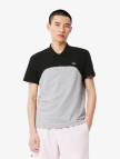 Lacoste Erkek Regular Fit Renk Bloklu Gri Polo Lacoste Erkek Regular Fit Renk Bloklu Gri Polo