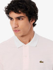 Lacoste L.12.12 Erkek Classic Fit Çizgili Pembe Polo Lacoste L.12.12 Erkek Classic Fit Çizgili Pembe Polo