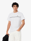 Lacoste Erkek Regular Fit Bisiklet Yaka Baskılı Beyaz T-Shirt Lacoste Erkek Regular Fit Bisiklet Yaka Baskılı Beyaz T-Shirt