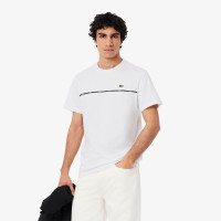 Lacoste Erkek Regular Fit Bisiklet Yaka Baskılı Beyaz T-Shirt Lacoste Erkek Regular Fit Bisiklet Yaka Baskılı Beyaz T-Shirt