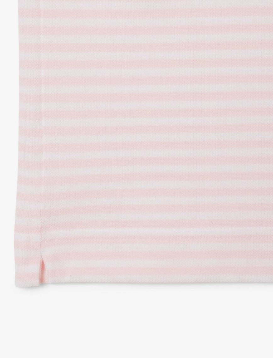 Lacoste L.12.12 Erkek Classic Fit Çizgili Pembe Polo Lacoste L.12.12 Erkek Classic Fit Çizgili Pembe Polo