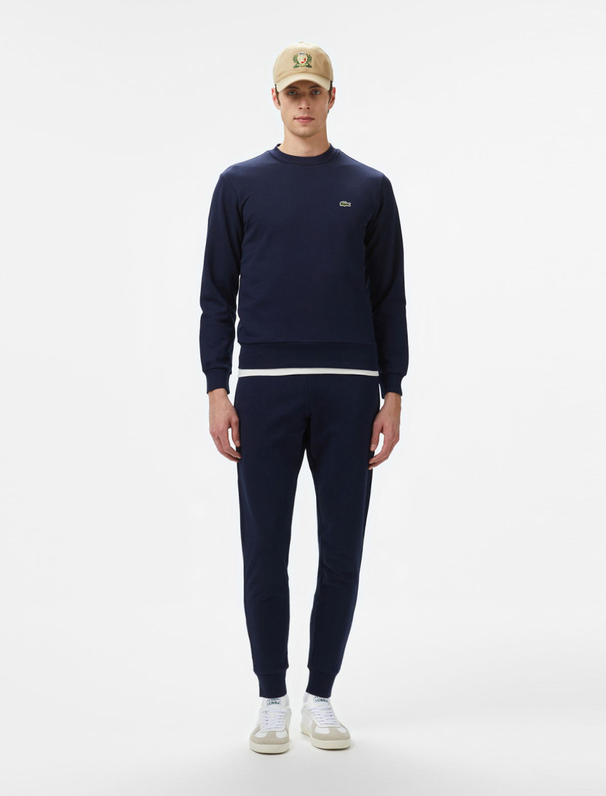 Lacoste Erkek Classic Fit Bisiklet Yaka Organik Pamuk Lacivert Sweatshirt Lacoste Erkek Classic Fit Bisiklet Yaka Organik Pamuk Lacivert Sweatshirt