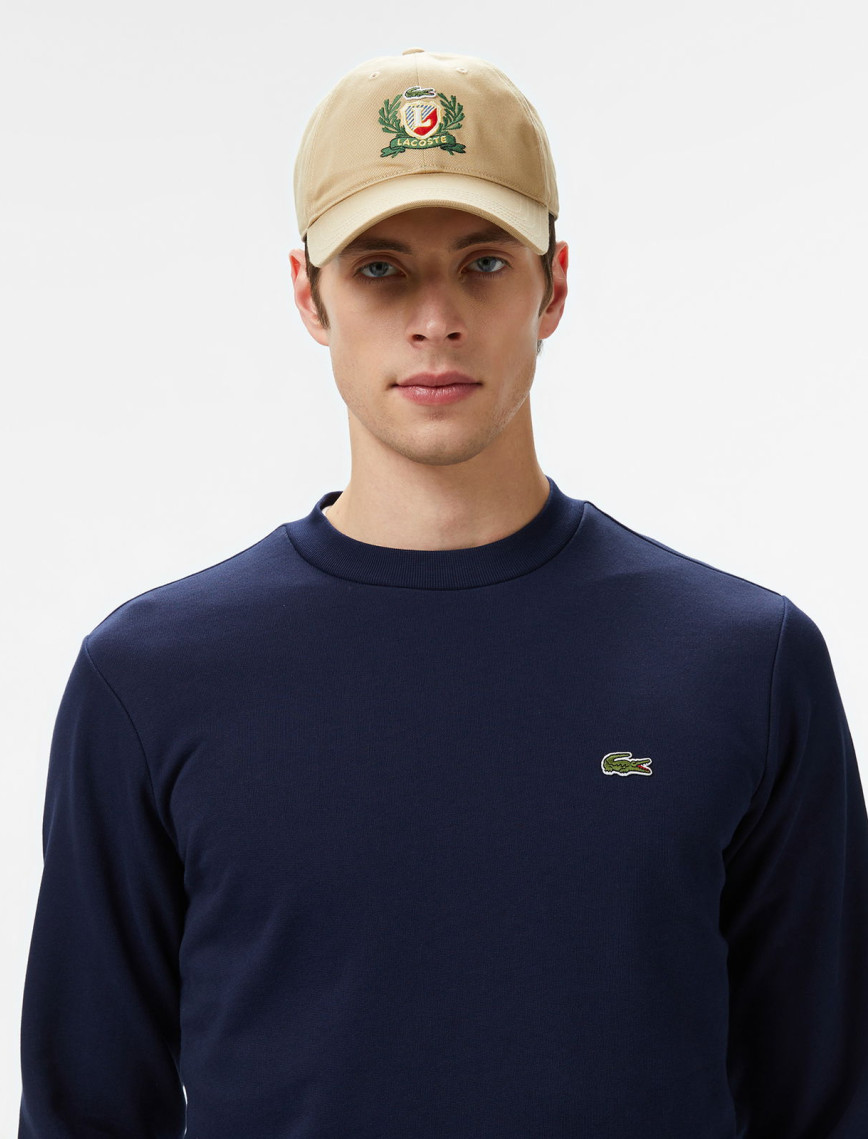 Lacoste Erkek Classic Fit Bisiklet Yaka Organik Pamuk Lacivert Sweatshirt Lacoste Erkek Classic Fit Bisiklet Yaka Organik Pamuk Lacivert Sweatshirt