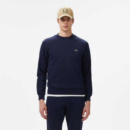 Lacoste Erkek Classic Fit Bisiklet Yaka Organik Pamuk Lacivert Sweatshirt Lacoste Erkek Classic Fit Bisiklet Yaka Organik Pamuk Lacivert Sweatshirt
