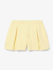 Lacoste Pleated Fleece Kadın Sarı Şort Lacoste Pleated Fleece Kadın Sarı Şort