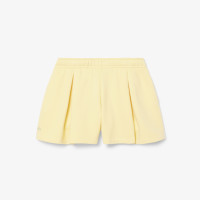 Lacoste Pleated Fleece Kadın Sarı Şort Lacoste Pleated Fleece Kadın Sarı Şort